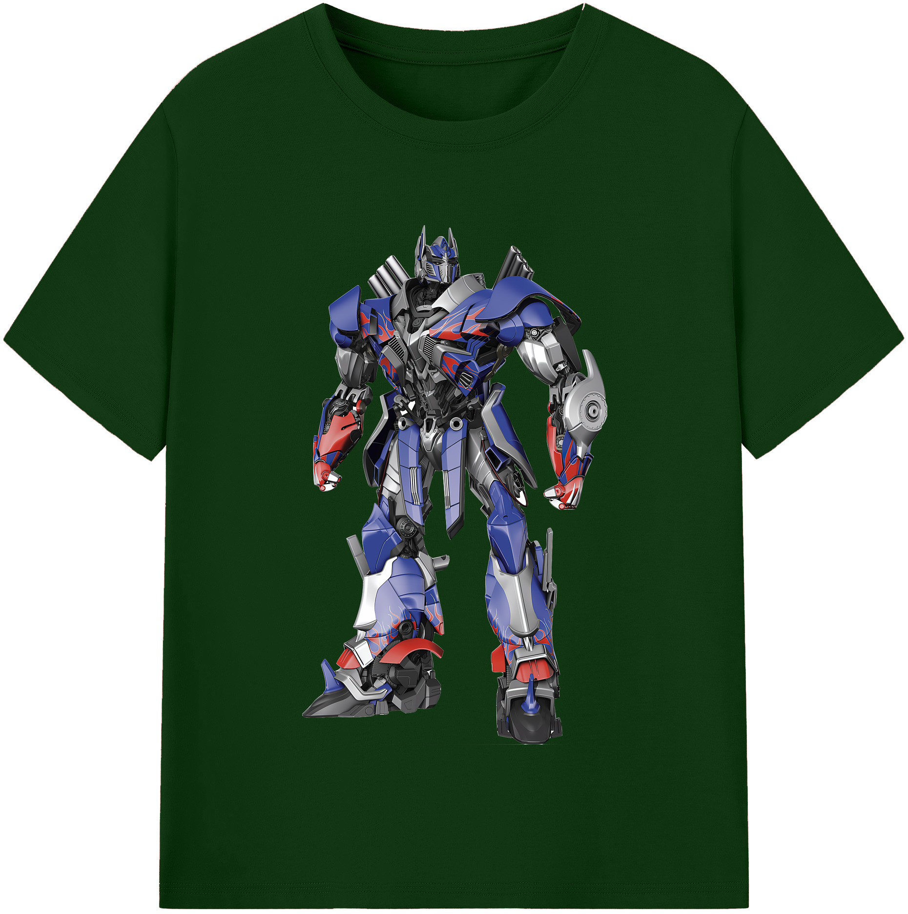 （画像用） Transformers トランスフォーマー 綿100％半袖Tシャツ（フロントプリント）